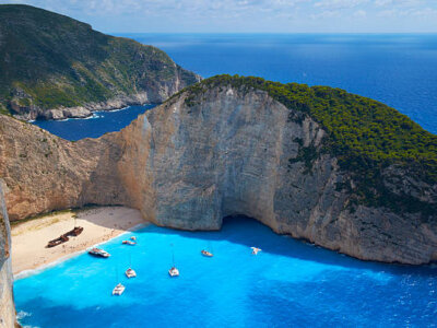 Navagio Beach is one of the top ten best beaches in the world